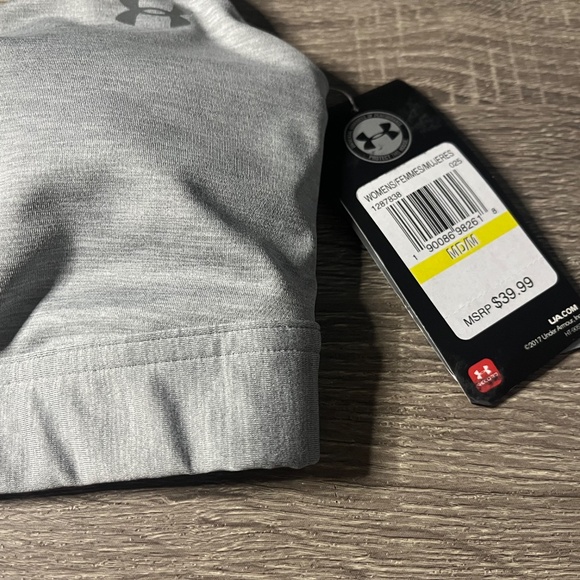 Under Armour Seamless Low Impact Long Sports Bra Womens Medium Cross-Back Straps - Picture 4 of 7